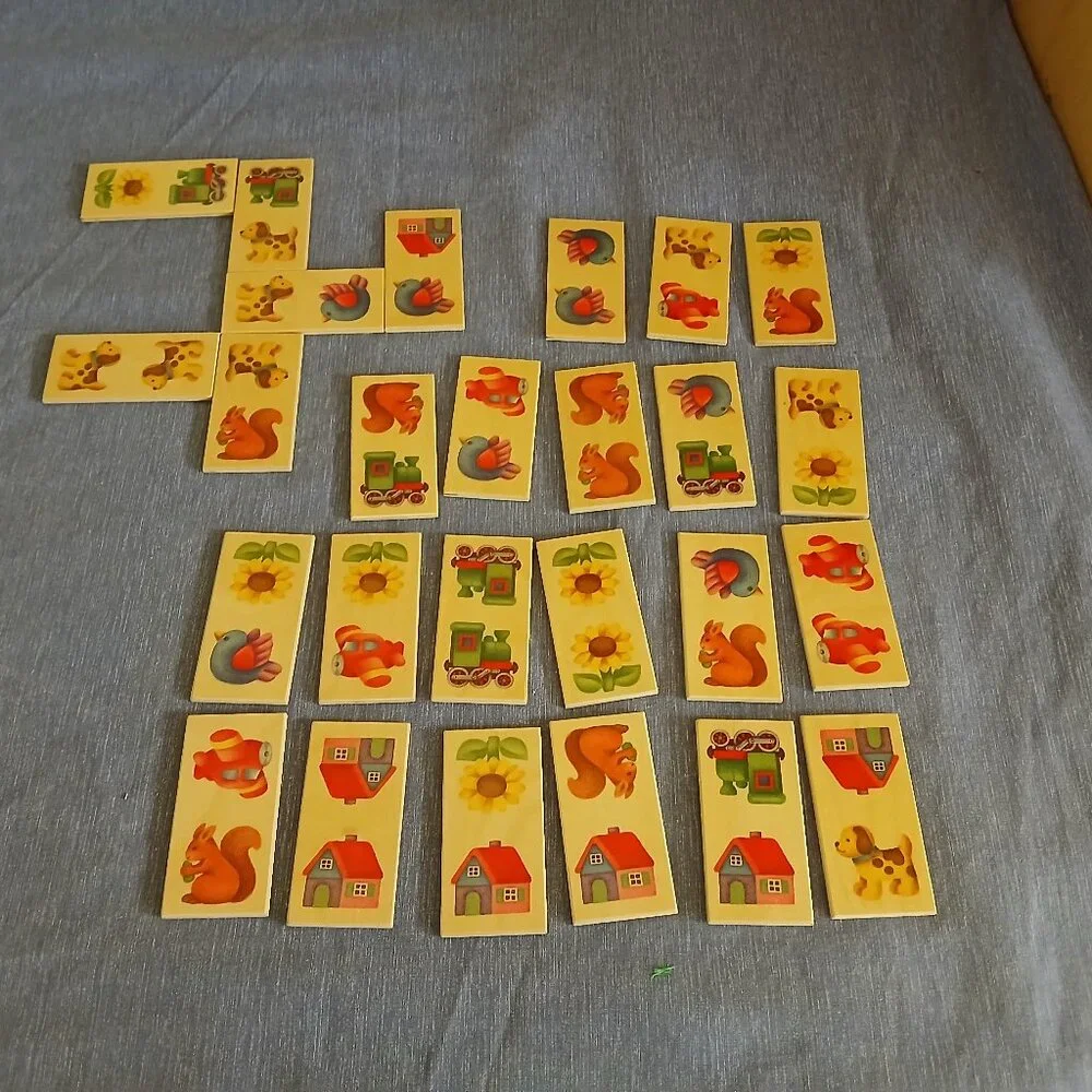 N/A wooden animals